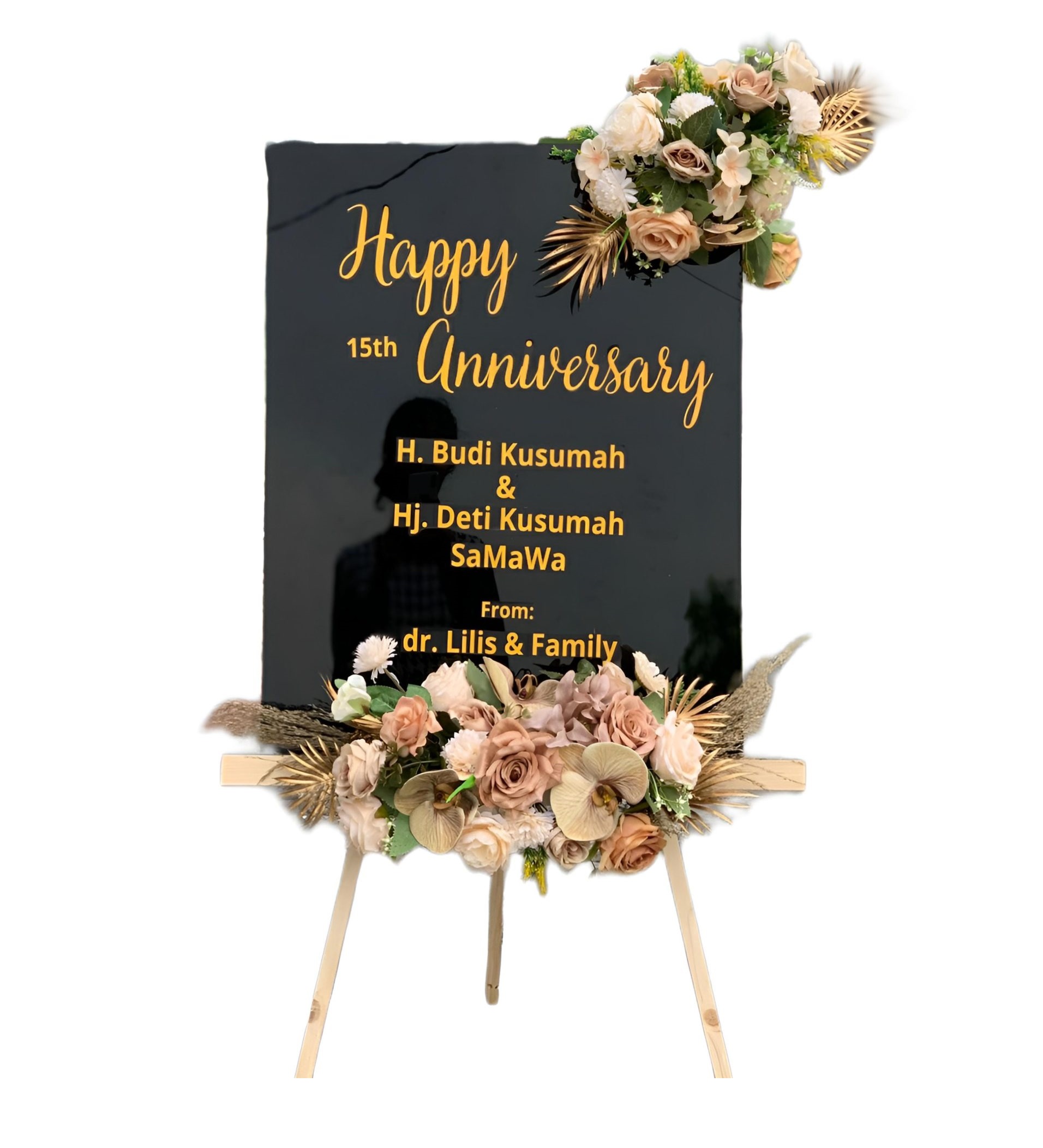 Papan Bunga Akrilik Muara Bangka Hulu