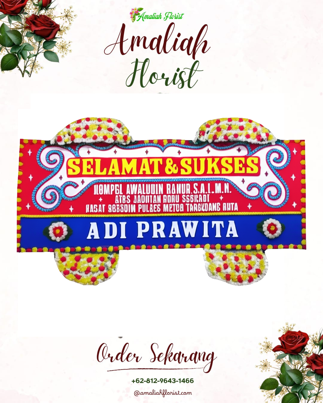 Papan Bunga Ucapan Selamat Muara Bangka Hulu